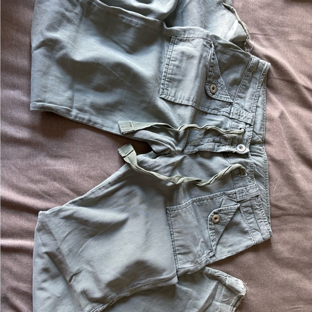 Women's Relaxed Green Pants